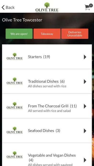 Tangkapan layar Olive Tree Towcester