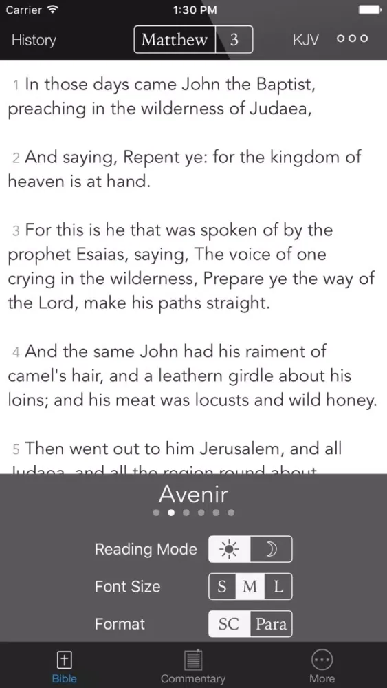 John Calvin's Commentary on the Bible with KJV bible স্ক্রিনশট