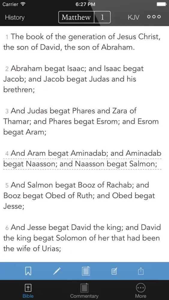 Capturas de pantalla de Bible With Matthew Henry's Concise Commentary