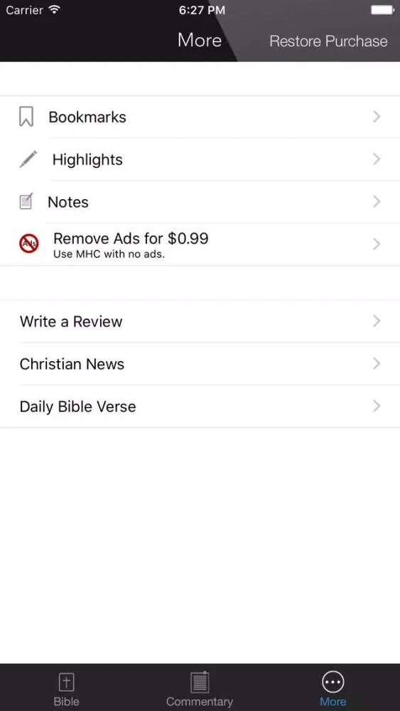 Capturas de pantalla de Bible With Matthew Henry's Concise Commentary