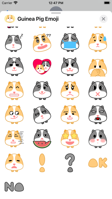 تصاویر Guinea Pig Emoji