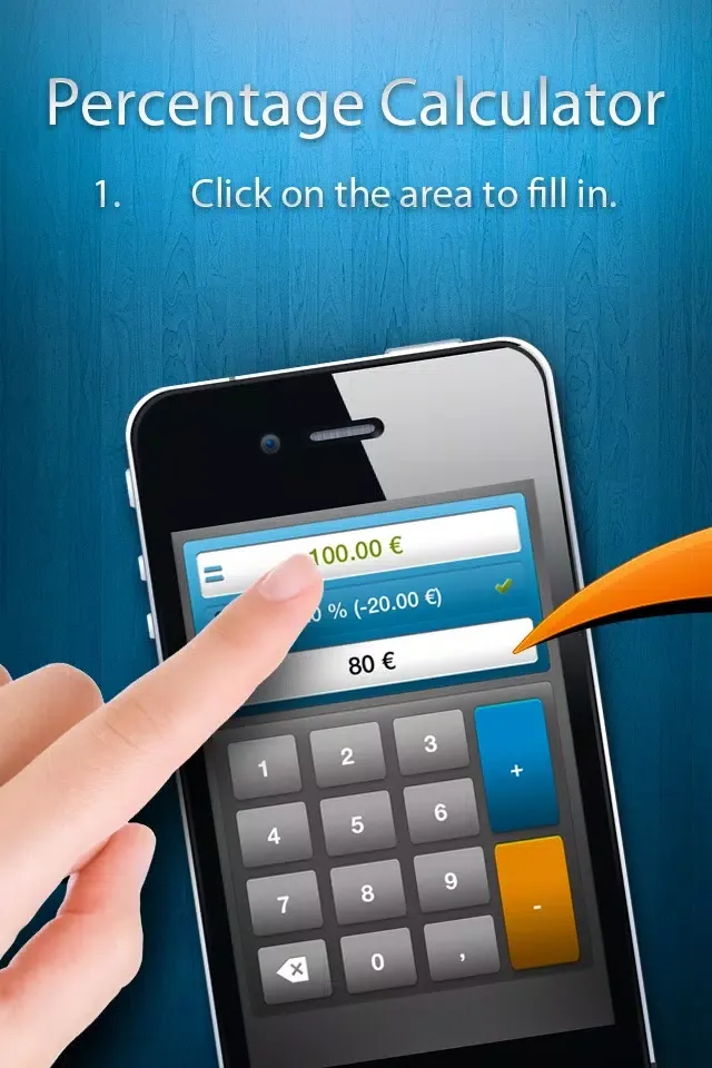 Ảnh chụp màn hình của Percentage Calculator: sales, discounts, reductions...