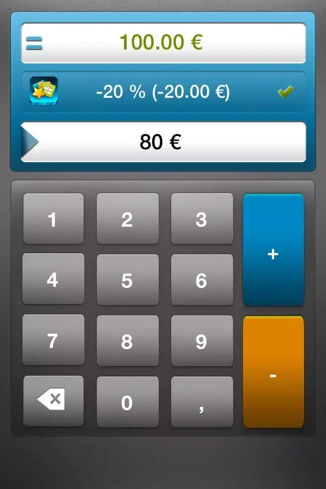 Ảnh chụp màn hình của Percentage Calculator: sales, discounts, reductions...