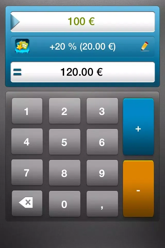 Ảnh chụp màn hình của Percentage Calculator: sales, discounts, reductions...