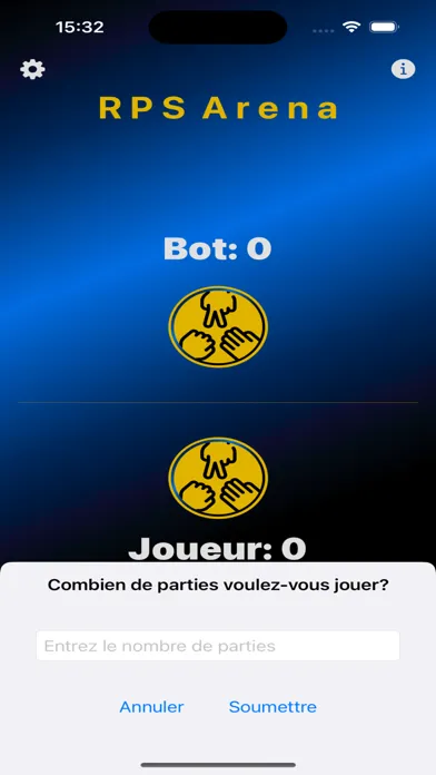 Ảnh chụp màn hình của RPS Arena