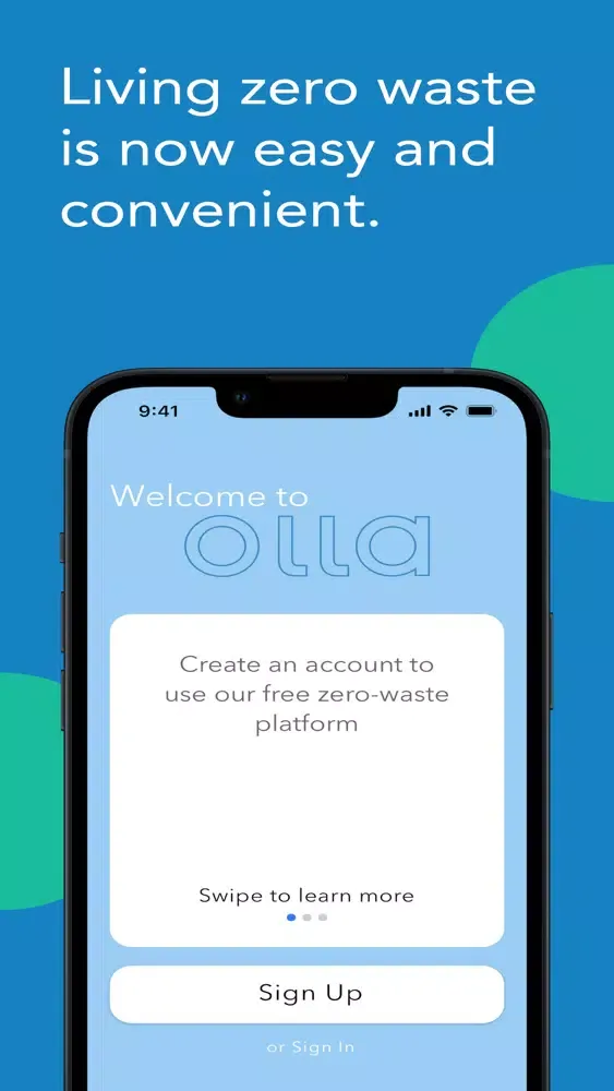 Zrzuty ekranu Olla Zero Waste