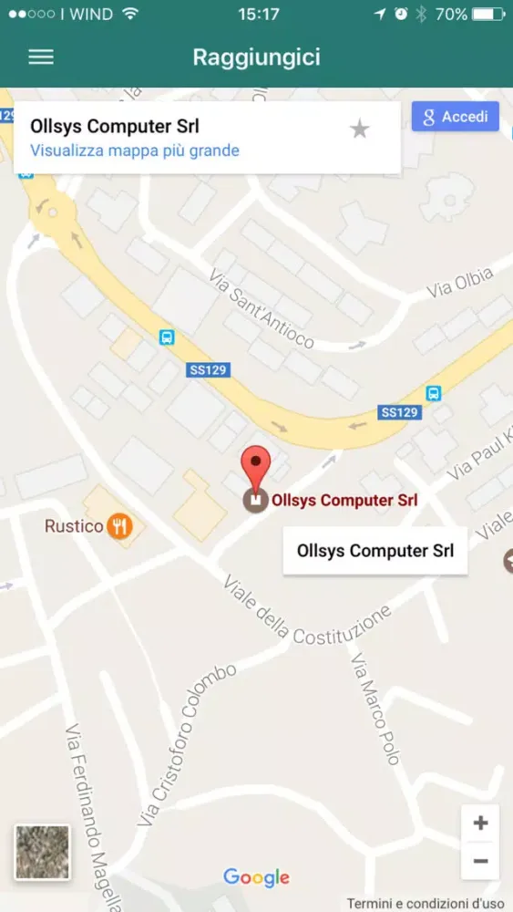 Tangkapan layar Ollsys Connect