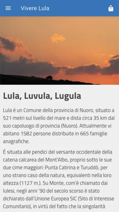 Screenshot di Comune di Lula