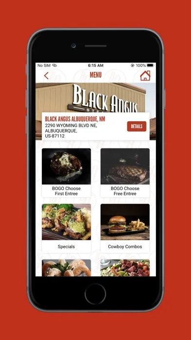 Black Angus Steakhouse Screenshots
