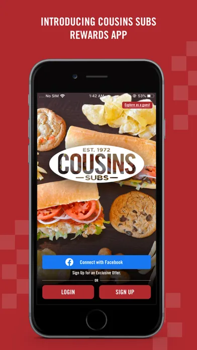 Tangkapan skrin Cousins Subs