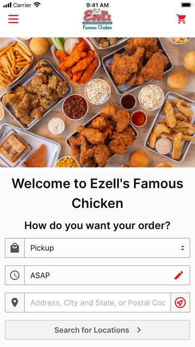 Tangkapan skrin Ezell's Famous Chicken