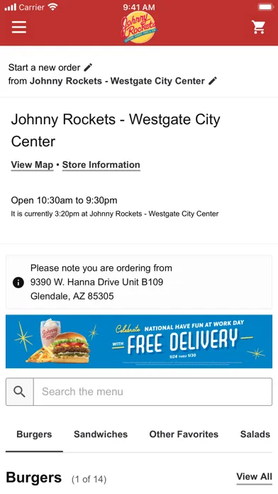 Screenshot di Official Johnny Rockets