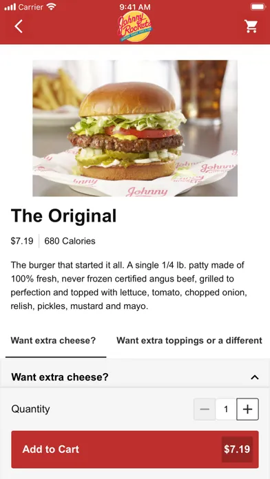 Screenshot di Official Johnny Rockets