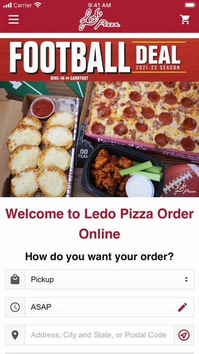 Ledo Pizza スクリーンショット