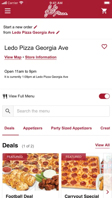 Ledo Pizza スクリーンショット