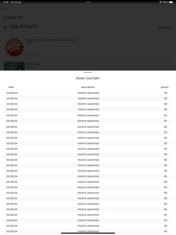 Sammy's Sliders Ordering iPad  স্ক্রিনশট