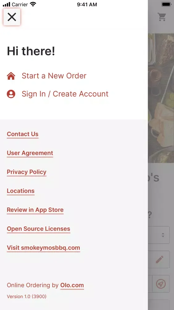Скриншоты Smokey Mo's BBQ Ordering