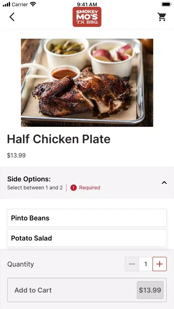 Скриншоты Smokey Mo's BBQ Ordering