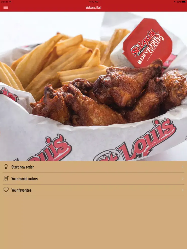 Capturas de tela do St. Louis Bar & Grill Ordering iPad 