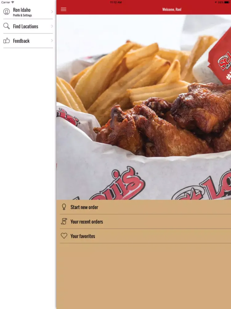 Capturas de tela do St. Louis Bar & Grill Ordering iPad 