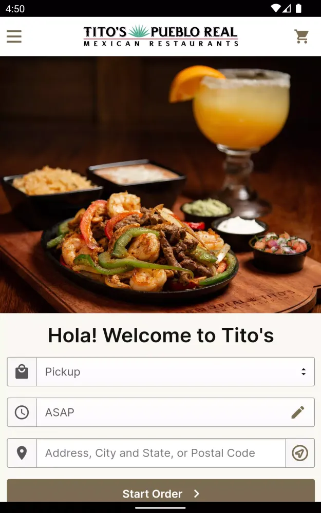 Ảnh chụp màn hình của Tito's