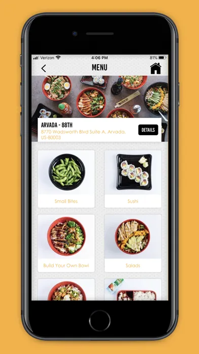 Capturas de pantalla de Tokyo Joe's Ordering