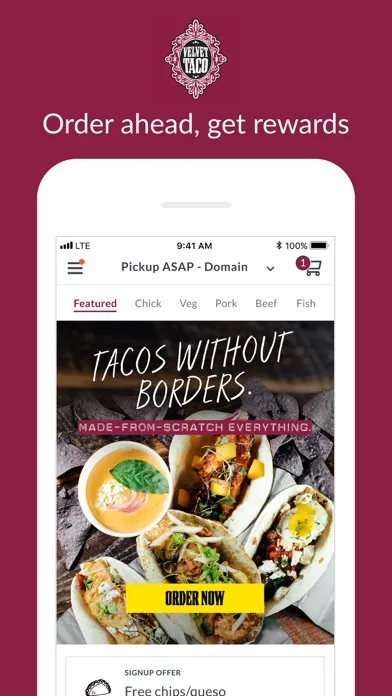 Screenshot di Velvet Taco