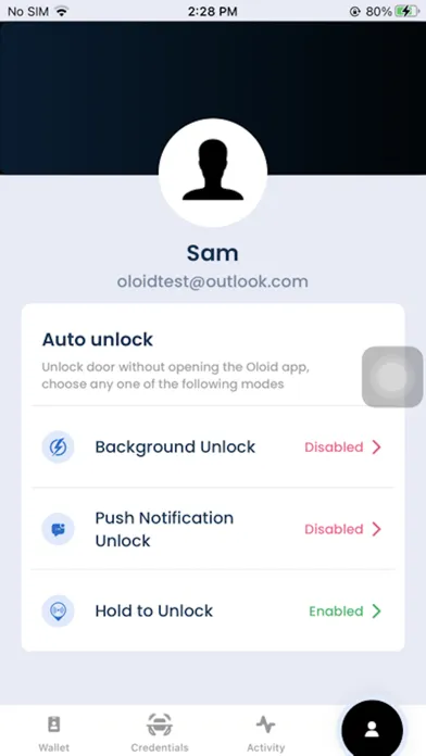 Скриншоты OloID CloudKey