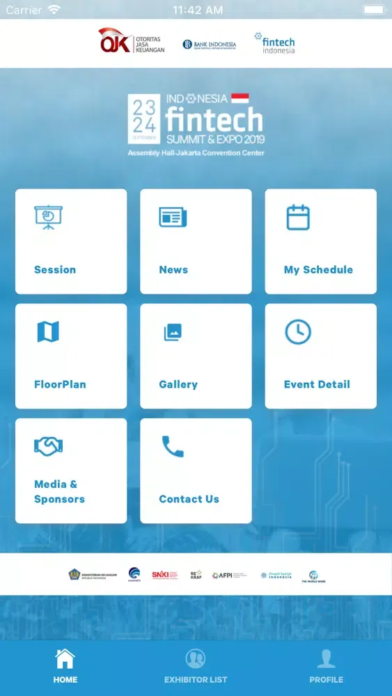 Zrzuty ekranu Indonesia Fintech Summit Expo