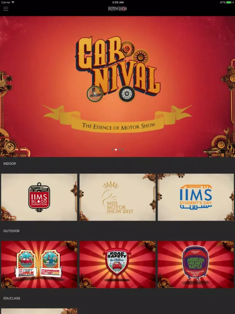 IIMS Mobile App iPad  Screenshots