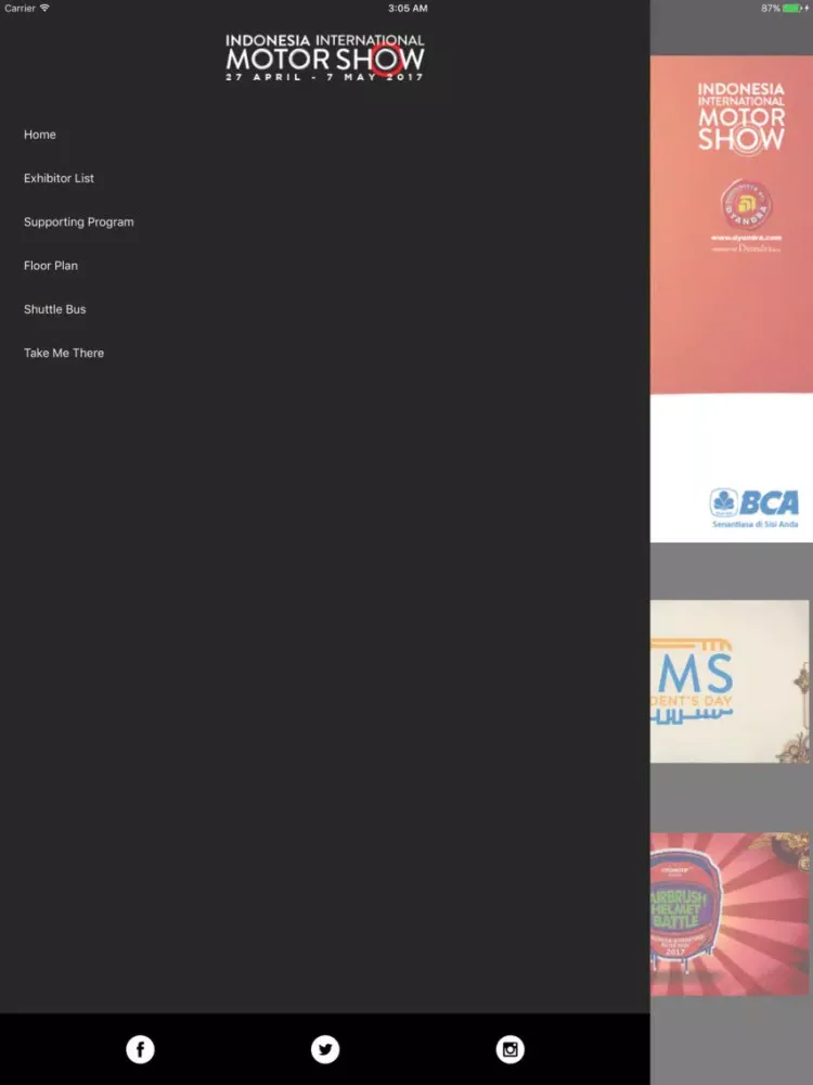 IIMS Mobile App iPad  Screenshots