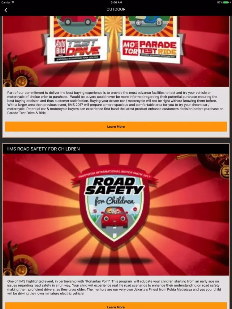 IIMS Mobile App iPad  Screenshots