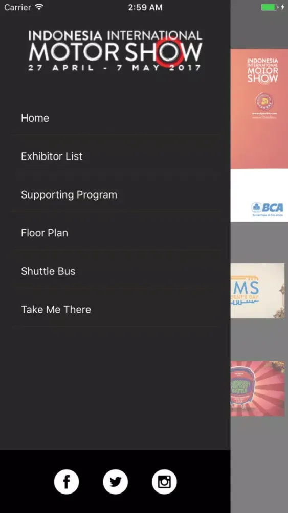 IIMS Mobile App Screenshots
