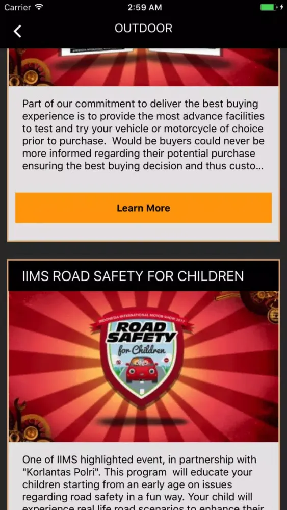IIMS Mobile App Screenshots