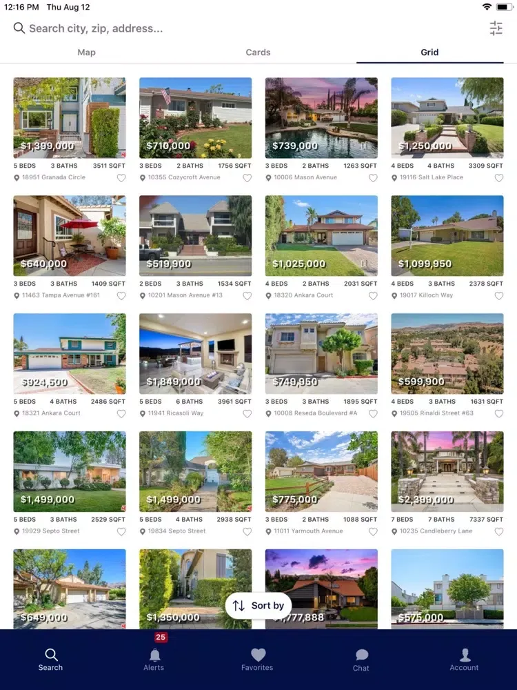 ภาพหน้าจอของ The Olson Agency Real Estate iPad 