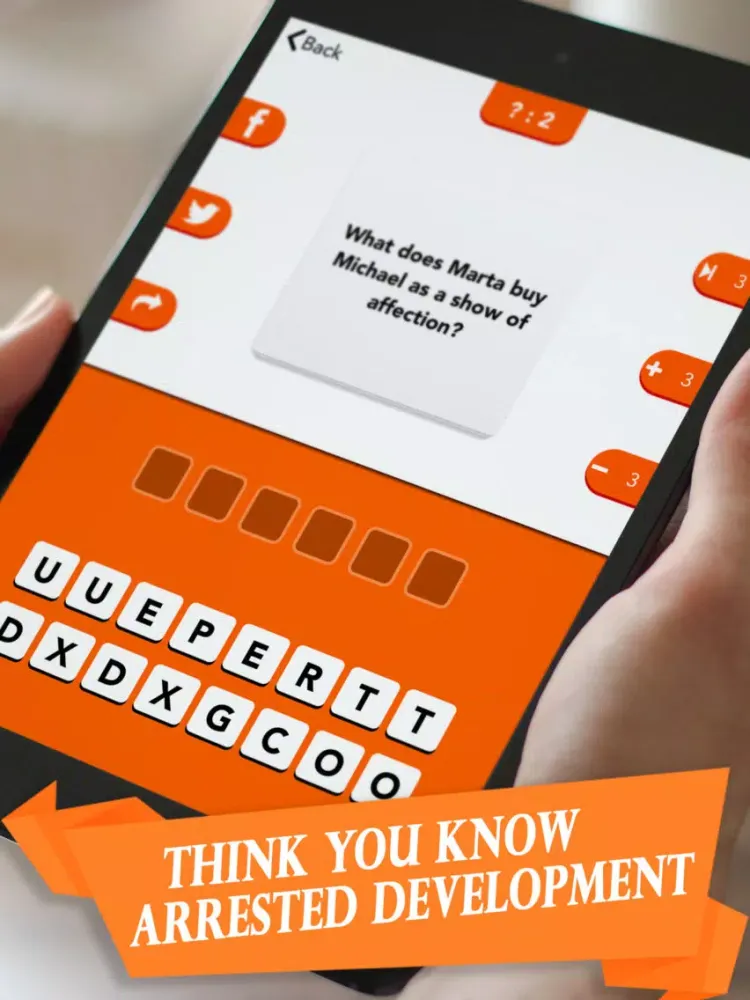 Trivia Challenge - for Arrested Development Fans iPad  سکرین شاٹس