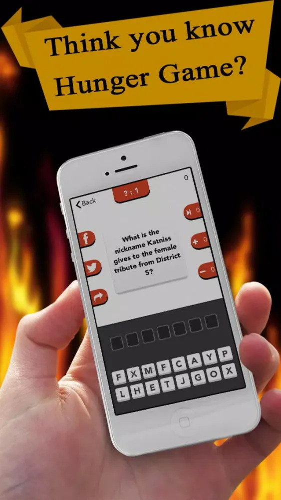Best Quiz - for The Hunger Games fans 스크린샷