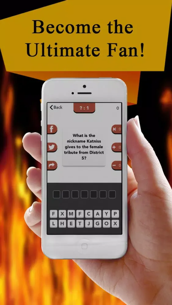 Best Quiz - for The Hunger Games fans 스크린샷