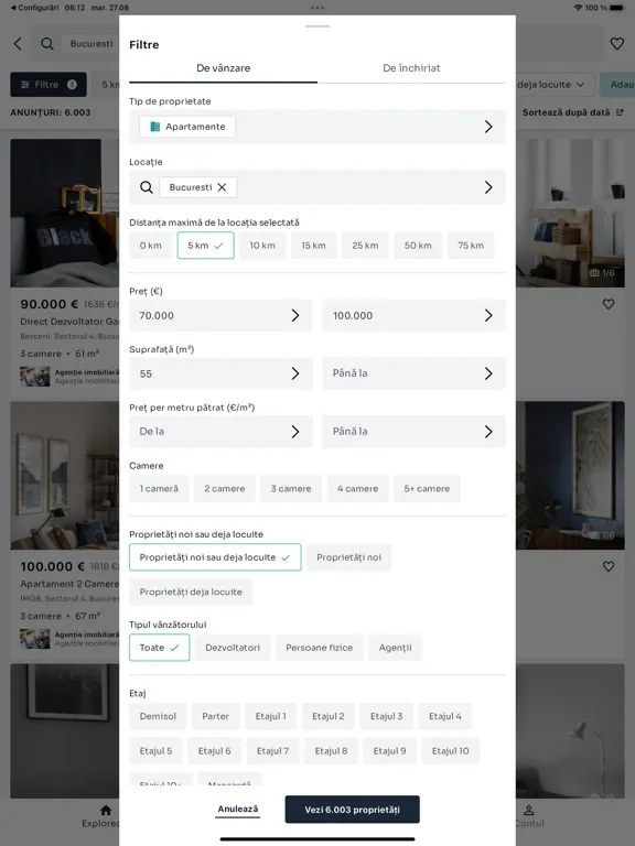 Storia - anunțuri imobiliare iPad  Screenshots