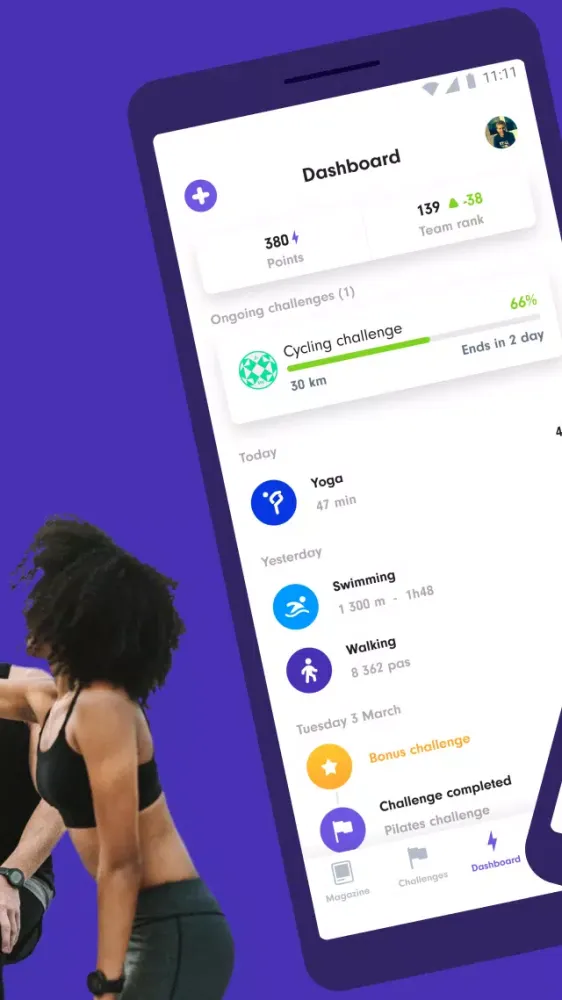 United Heroes: Wellness app Screenshots