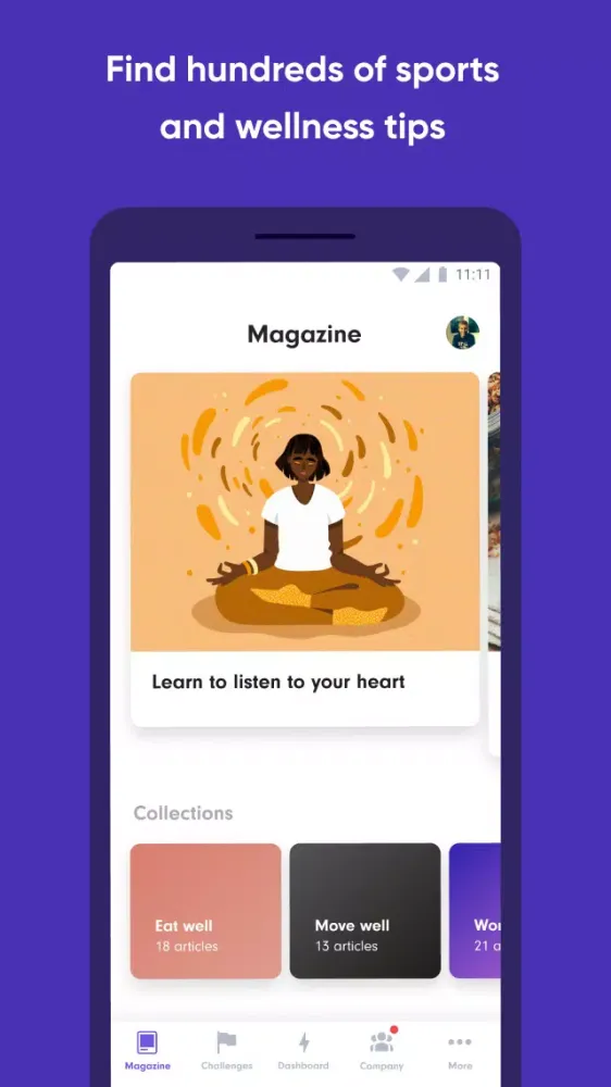 United Heroes: Wellness app Screenshots