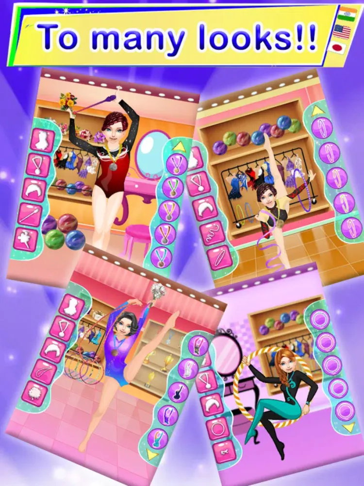 Ảnh chụp màn hình của Gymnastics Girl- Olympic Games iPad 
