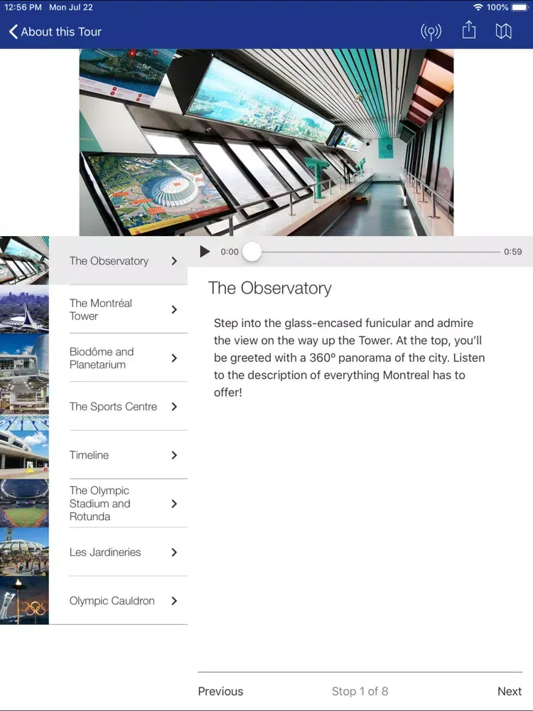 صور Montréal Olympic Park iPad 
