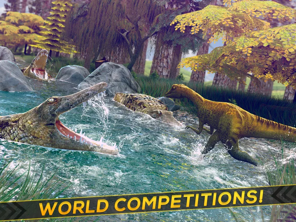 Dino Life . Jurassic Dinosaur Hopper Simulator Games For Free iPad  Ekran Görüntüleri
