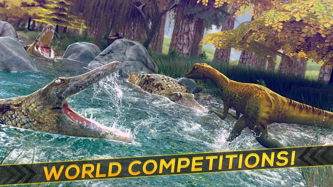 Dino Life . Jurassic Dinosaur Hopper Simulator Games For Free Ekran Görüntüleri