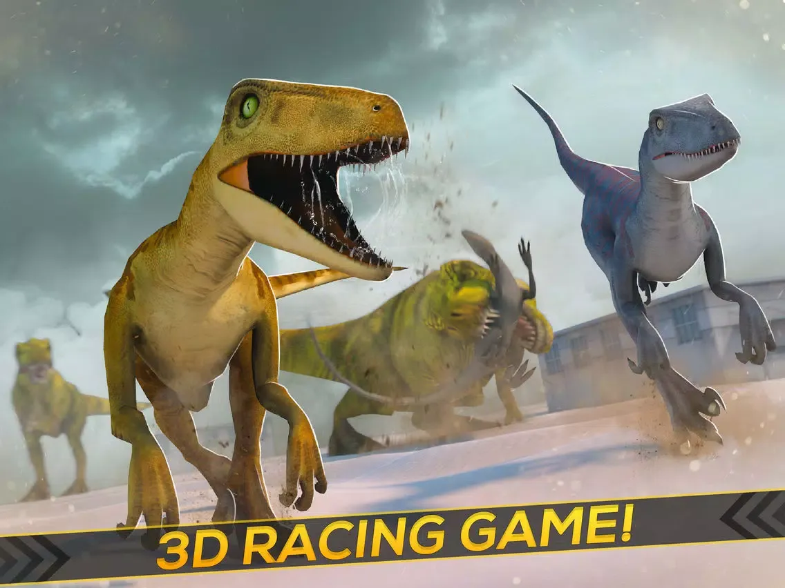 Dinosaur Legends: Dino Racing Sim iPad 应用截图