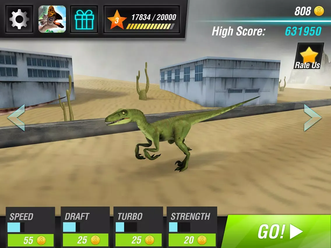 Dinosaur Legends: Dino Racing Sim iPad 应用截图