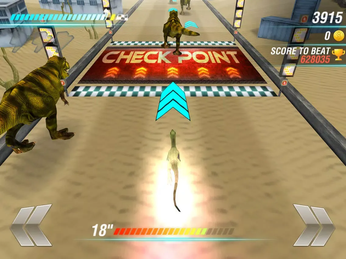 Dinosaur Legends: Dino Racing Sim iPad 应用截图