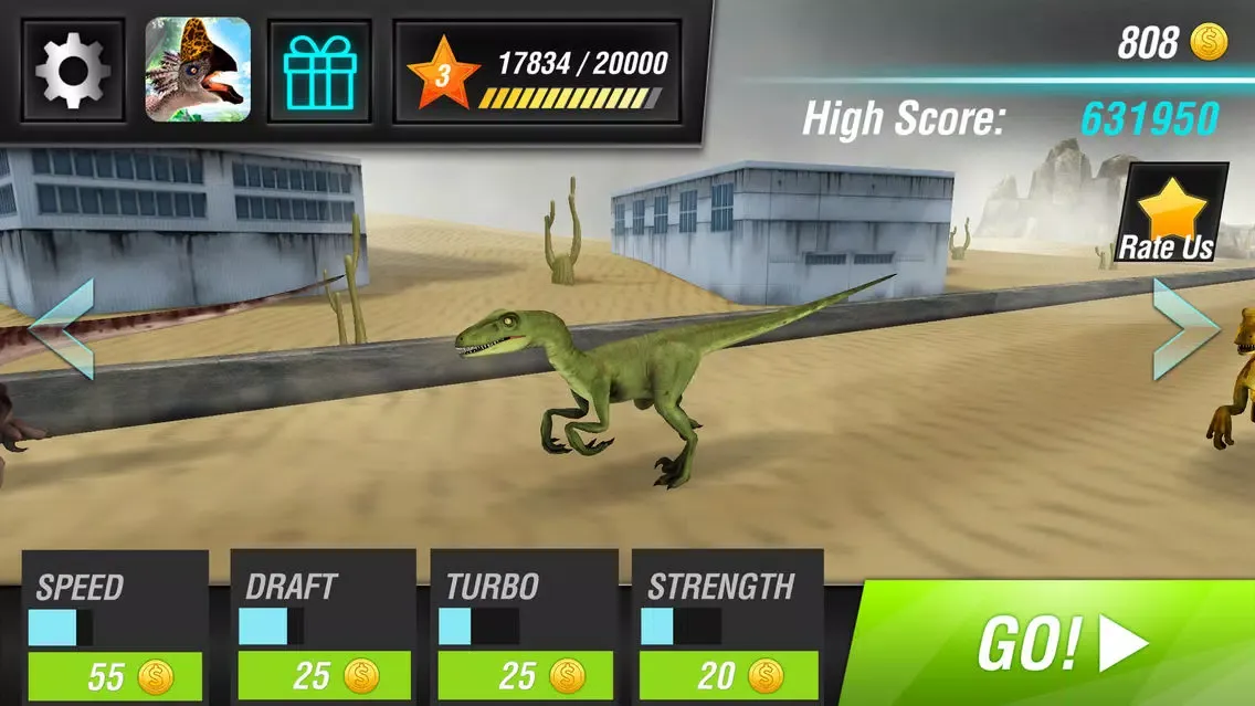 Dinosaur Legends: Dino Racing Sim应用截图