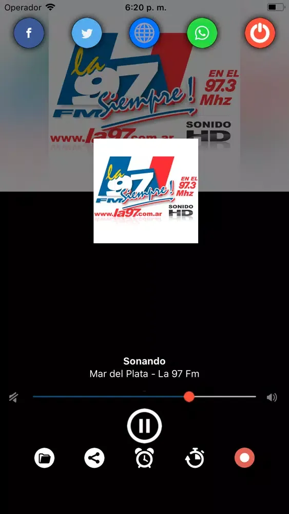 La 97 FM应用截图